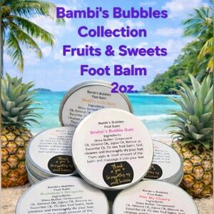 Hand Crafted Fruity Foot & Hand Balm 2oz Tin
